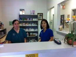 Reception desk photo